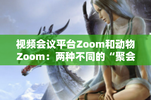 视频会议平台Zoom和动物Zoom：两种不同的“聚会”方式