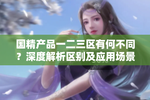 国精产品一二三区有何不同？深度解析区别及应用场景