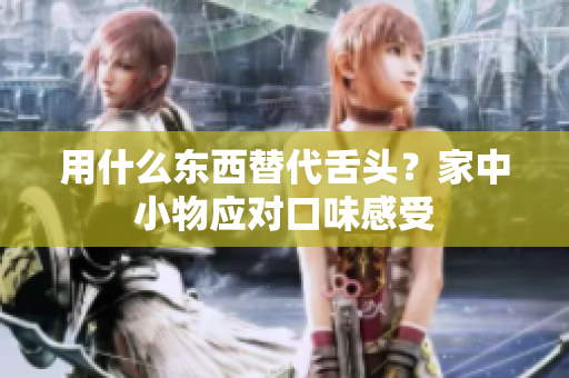 用什么东西替代舌头？家中小物应对口味感受