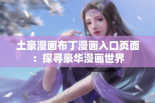 土豪漫画布丁漫画入口页面：探寻豪华漫画世界