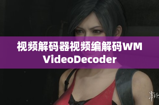 视频解码器视频编解码WMVideoDecoder