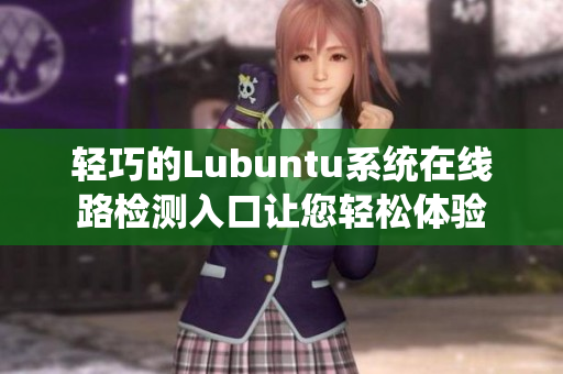 轻巧的Lubuntu系统在线路检测入口让您轻松体验